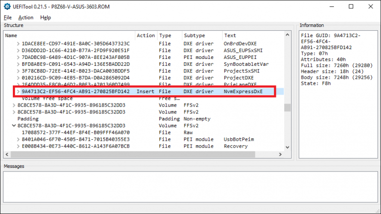 nvmebios uefitool nvmebios uefitool