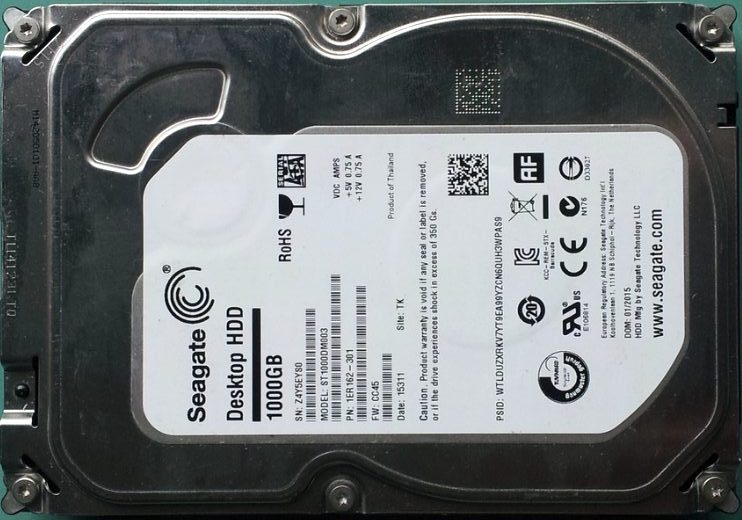 SEAGATE ST1000DM003 1TB