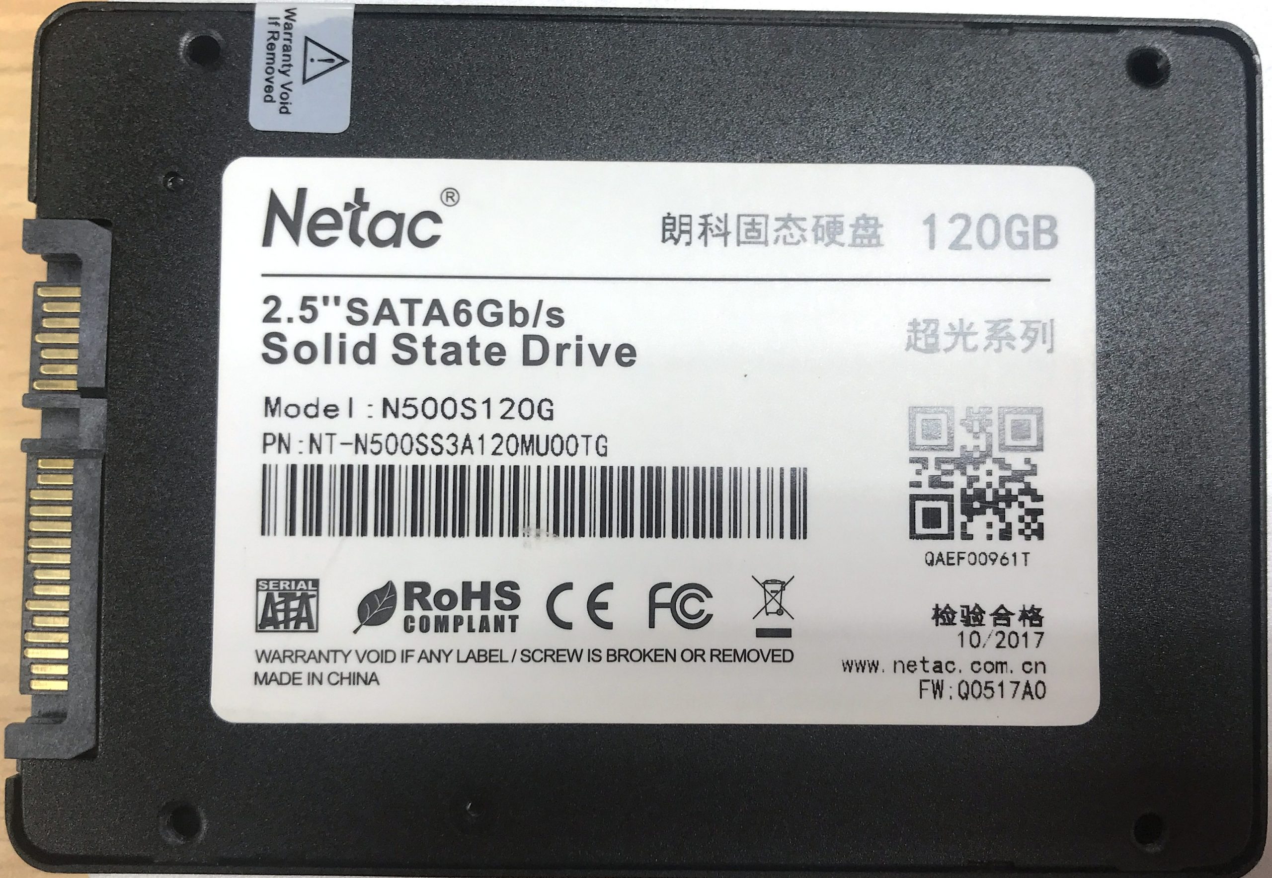 Netac N500S120G 120GB