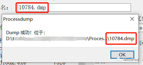 Dump內存鏡像步驟3